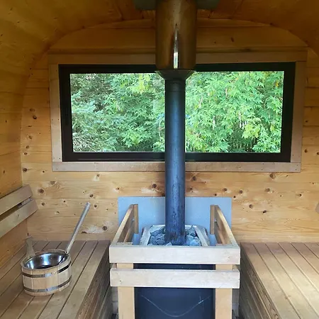 Дом отдыха Oaza W Puszczy Z Sauna, Bania I Jacuzzi Szeroki Bor